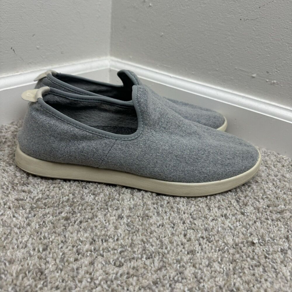 Allbirds Mens Size 10 Tan White Wool Loungers Slip On Loafers